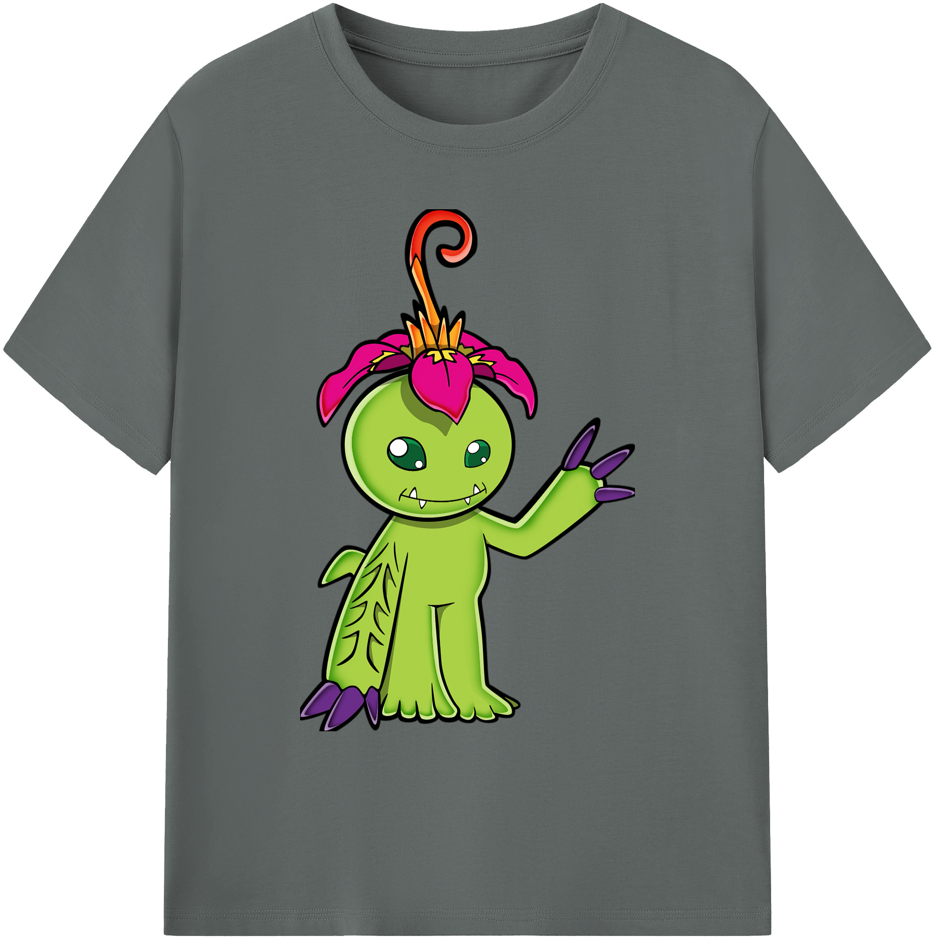 （画像用） Digimon デジタルモンスター/デジモン 綿100％ メンズ半袖Tシャツ｜肌触りやわらか＆通気性